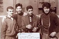 le 22 novembre 1959, les joueurs du FLN au Viêt Nam