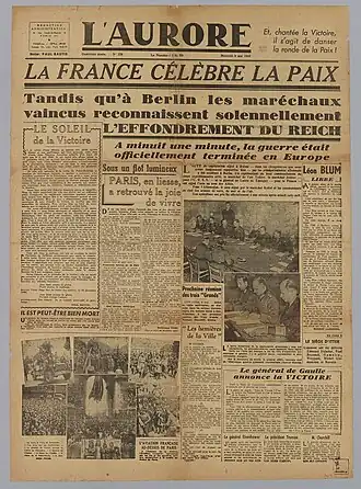 Image illustrative de l’article L'Aurore (journal français, 1944-1985)