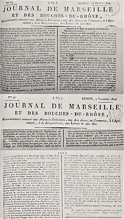 Journal de Marseille et des Bouches-du-Rhône (1820),