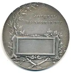 Journal de Rouen, revers.