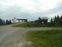 Col de Ranfolly (1&nbsp;656&nbsp;m) et son télésiège.