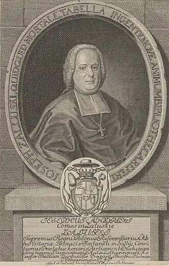 Józef Andrzej Załuski, grand-aumônier de Stanislas Leszczyński.