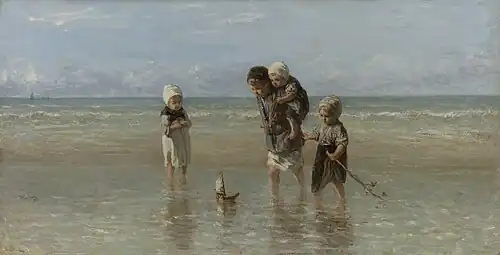 Enfants au bord de la mer, 1872Rijksmuseum Amsterdam.