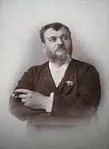 Photo (pose identique à celle du portrait à l'huile de 1885)