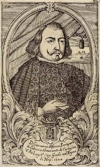 L'amiral Juan Alfonso Enríquez de Cabrera.