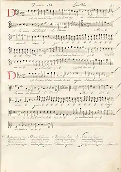 partition manuscrite