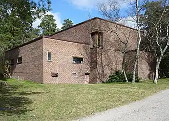 Chapelle funéraire du cimetière juif du sud de Stockholm (sv).