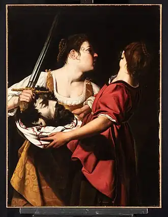 Orazio Gentileschi, Judith et sa servante, vers 1612 – Musée des Beaux-Arts de Bilbao, Bilbao.