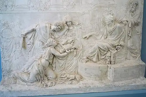 François-Frédéric Lemot, Le Jugement de Salomon (1790).