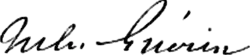 signature de Jules Guérin (médecin)
