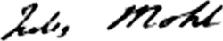 signature de Jules Mohl