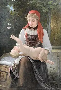 La Valaisane 	vers 1887, localisation inconnue.