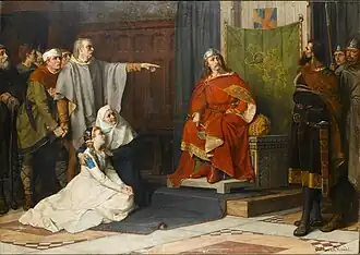 La Justice de Baudouin à la hâche (1875).