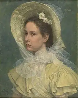 Portrait de Marie De Vriendt (1904).