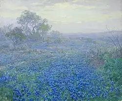 A Cloudy Day, Bluebonnets near San Antonio, Texas, 1918, Musée Amon Carter
