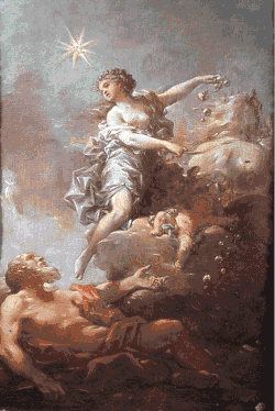 Tithon et l'Aurore (esquisse) (1783), musée des Beaux-Arts de Caen.