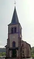 L'église Sainte-Claire à Julienrupt.