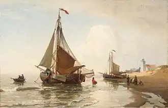 Huile de Julius Huth (XIXe&nbsp;siècle).