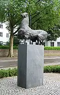 Sculpture sur Kommelplein.
