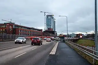 Junatie à Kalasatama.