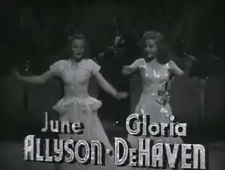 June Allyson et Gloria DeHaven