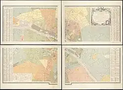 1786 Plan des paroisses de Paris (Jean Junié)