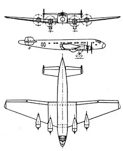 Description de l'image Junkers Ju 90 3-view L'Aerophile October 1937.jpg.