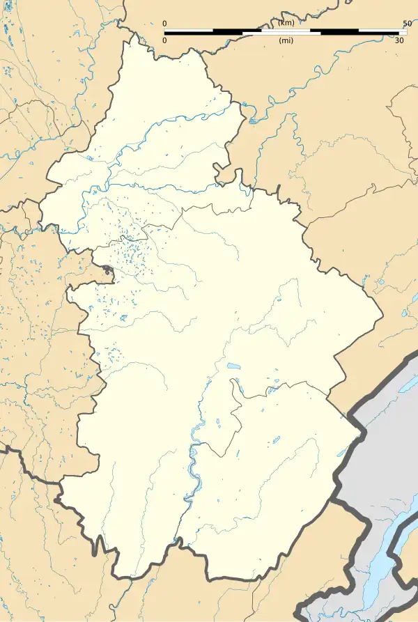 voir sur la carte du Jura