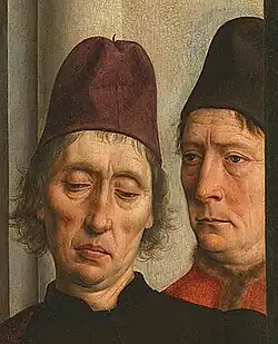 Portraits (autoportrait présumé à droite).