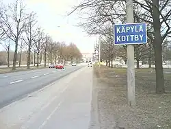 Mäkelänkatu à Käpylä en 2006.