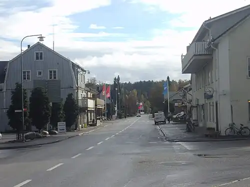 La route 90 à Junsele.