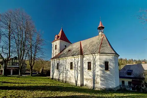 Křížlice : église Saint-Jean-Baptiste.