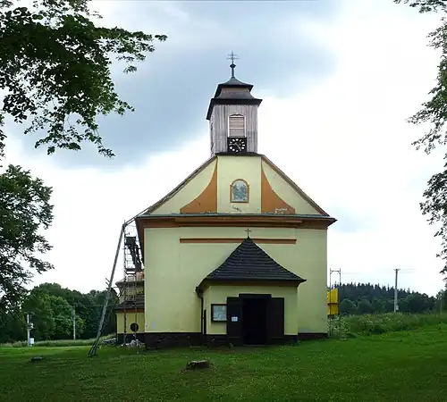 Façade de l'église.