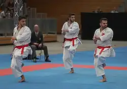 Kata par équipe masculin.