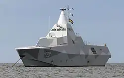 HMS Helsingborg, de la marine suédoise de la classe Visby.