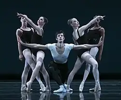 Représentation de The Four Temperaments par le Kansas City Ballet (2015).