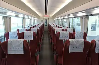 Intérieur de la classe standard.