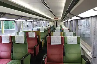 Intérieur de la classe standard.