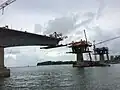 Pont en construction en 2015 entre les îles de Ko Lanta Noi et Ko Lanta Yai.