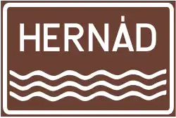 Panneau d'indication "Hernád"