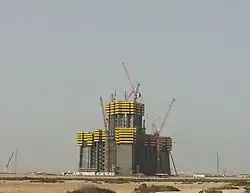 Le chantier en juin 2015.