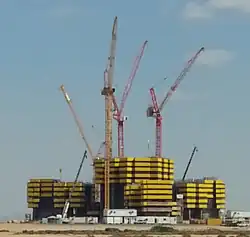 Le chantier en janvier 2015.