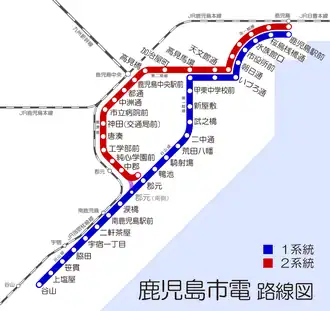 Image illustrative de l’article Tramway de Kagoshima