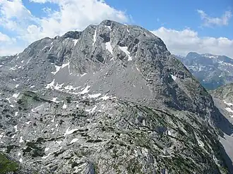 La face nord du Kahlersberg.