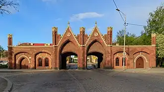 Porte de Brandebourg à Kaliningrad.