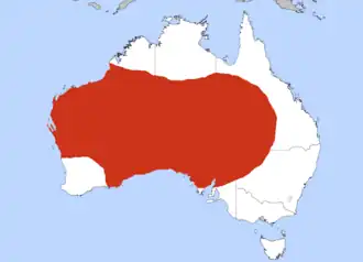 Description de l'image Kangourou roux map.png.