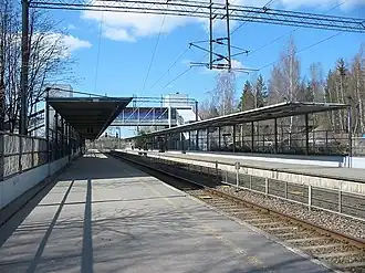 La gare de Kannelmäki.