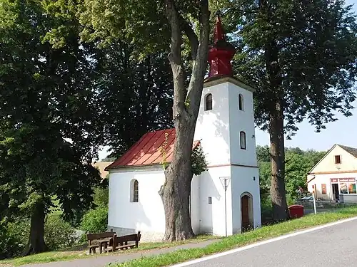 Chapelle à Krchleby.
