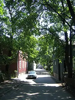 Rue metsolantie à  Puu-Käpylä.