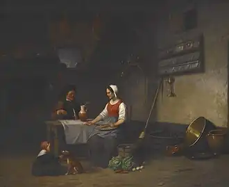 Scène d'intérieur, Musée d'Art d'Indianapolis.